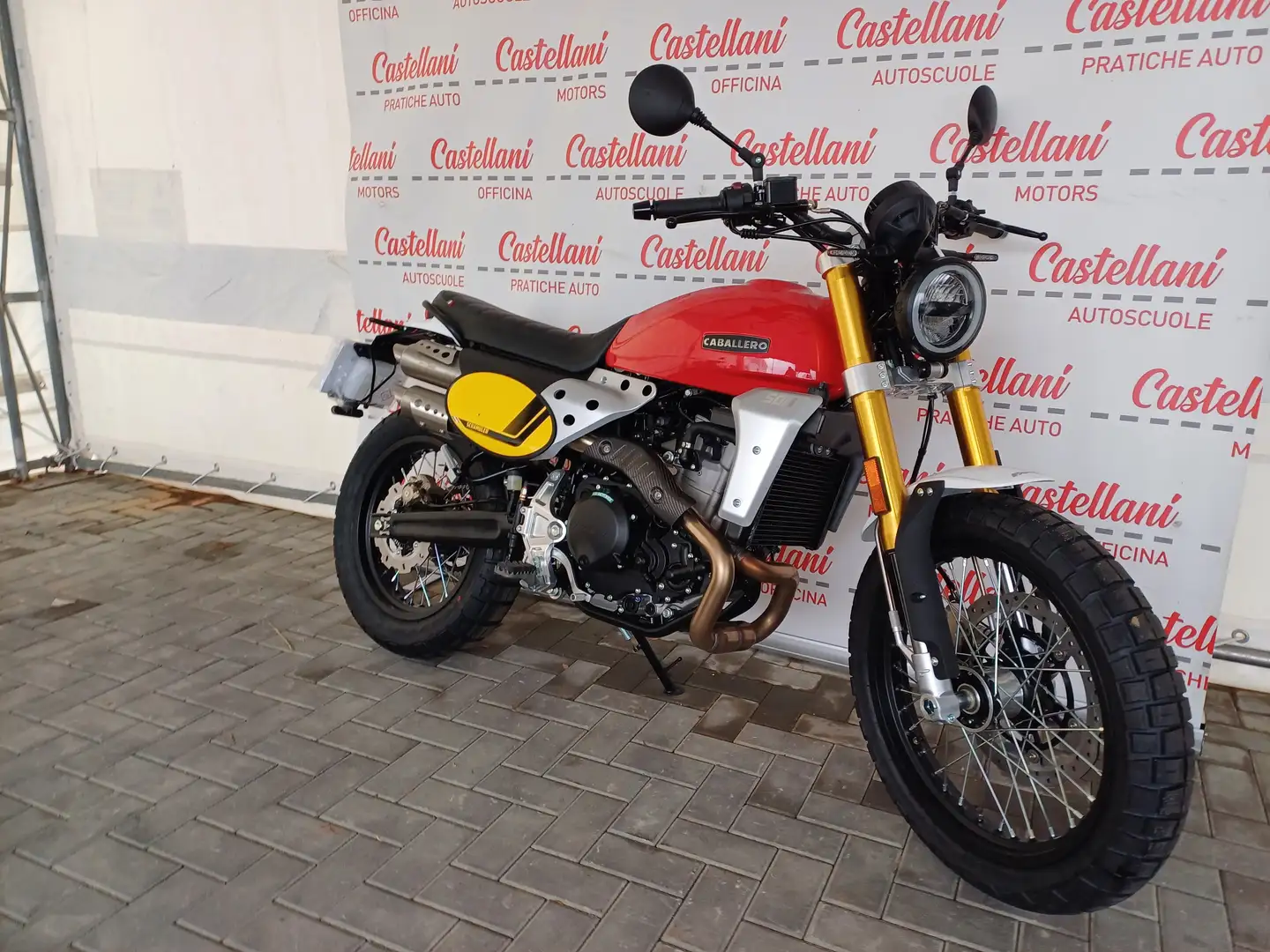 Fantic Caballero 500 scrambler Rojo - 1