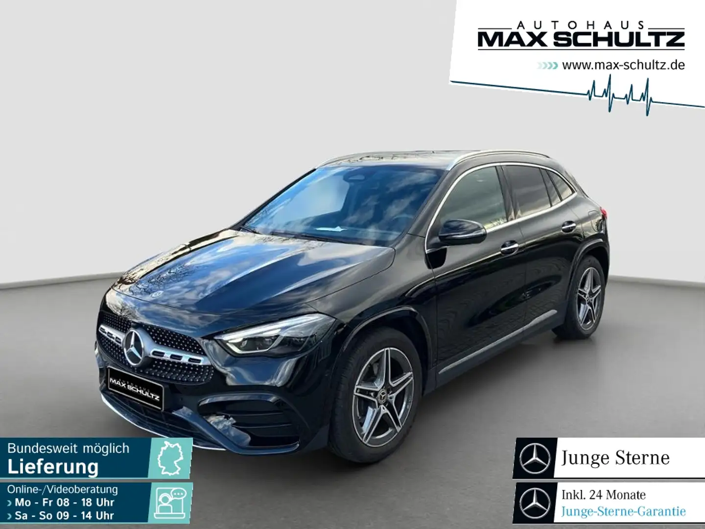 Mercedes-Benz GLA 200 d AMG*M-BEAM*K-GO*KAMERA*EDW*DAB* Schwarz - 1
