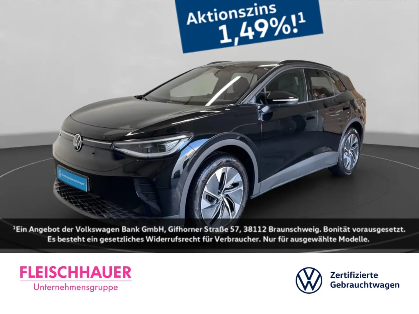 Volkswagen ID.4 Pure Performance LED SHZ App-Connect Ambi-Light Schwarz - 1