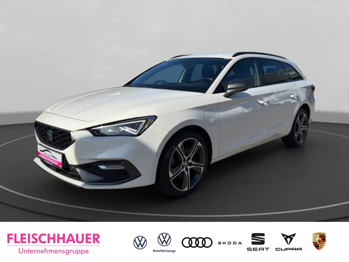 SEAT Leon Sportstourer FR 1.4 e-HYBRID LED+AHK+ACC+NAVI+RFK+ Weiß - 1