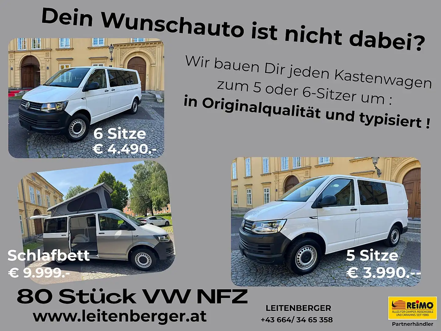 Volkswagen T6 Transporter T6 Kastenwagen LR HD 2,0 TSI GG 3,2t Klima, Mu... Weiß - 2