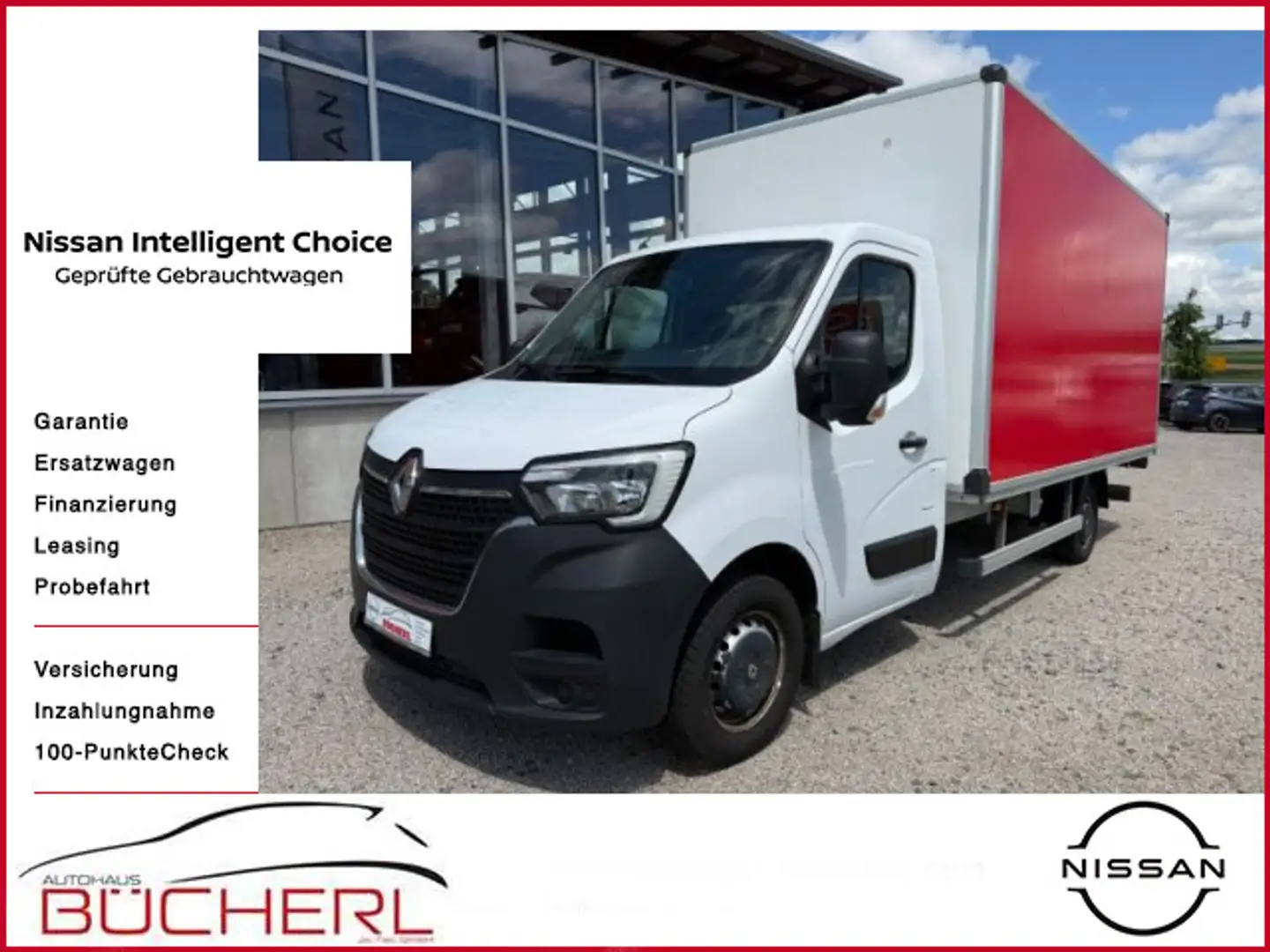 Renault Master Koffer Flexbox 3,5t dCi L3H1, Bremsen Neu Weiß - 1