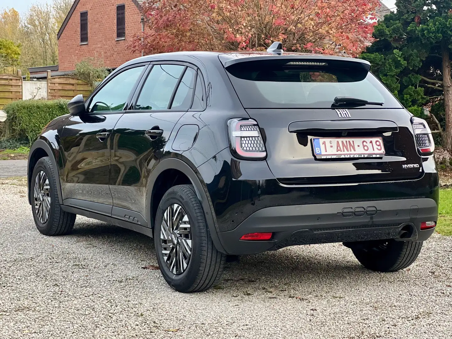 Fiat 600 Mild Hybrid 100CV automatique Zwart - 2