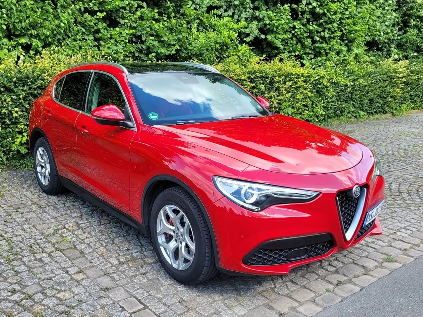 Alfa Romeo Stelvio 2.2 Diesel 16V AT8 Glasdach, MWST ausw. Kamera Rosso - 1