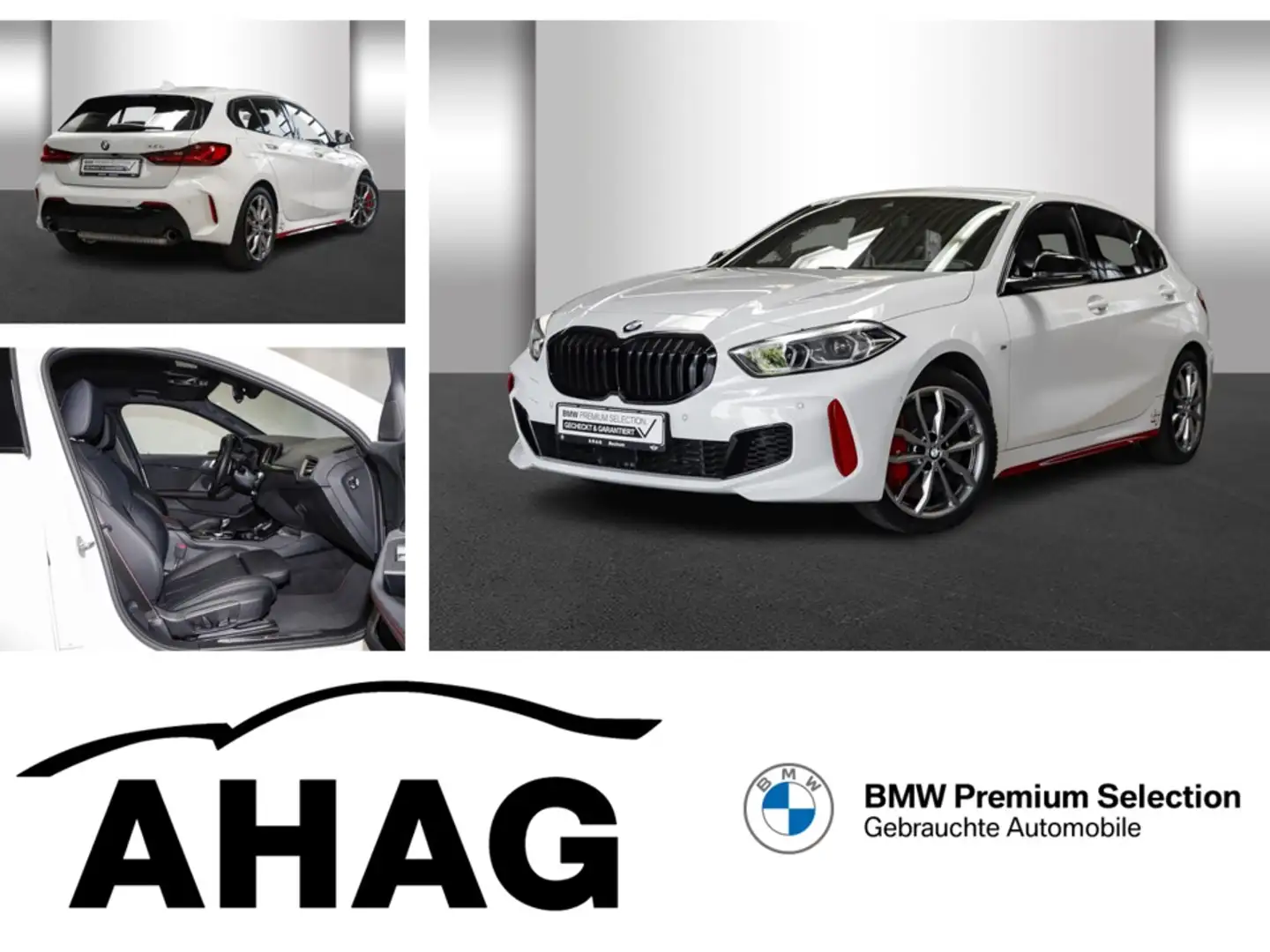 BMW 128ti Sport Aut. Klimaaut. Head-Up Memory vorn Blanc - 1