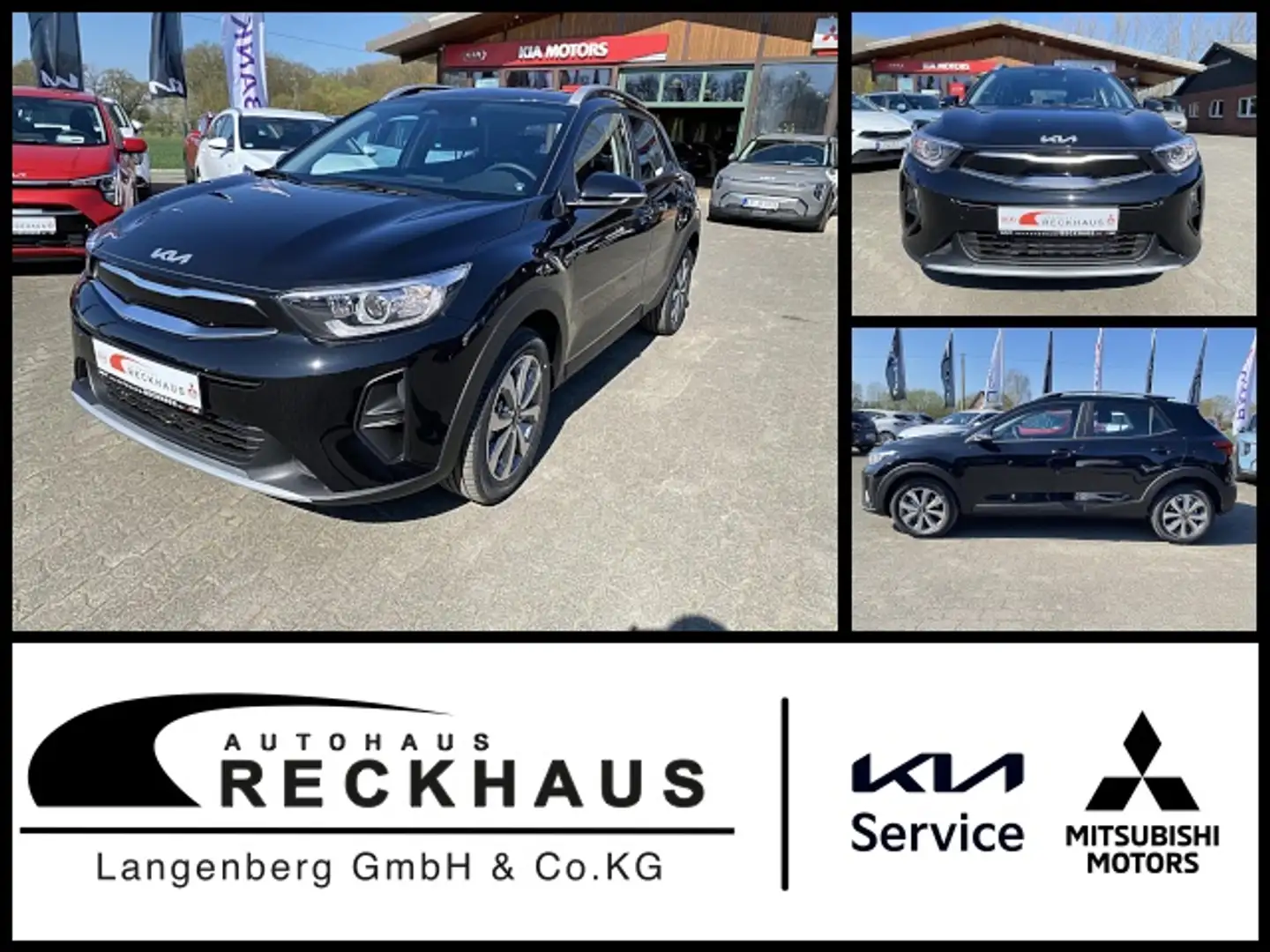 Kia Stonic 1.2 VISION STD Klima Navi Rückfahrkamera Zwart - 1