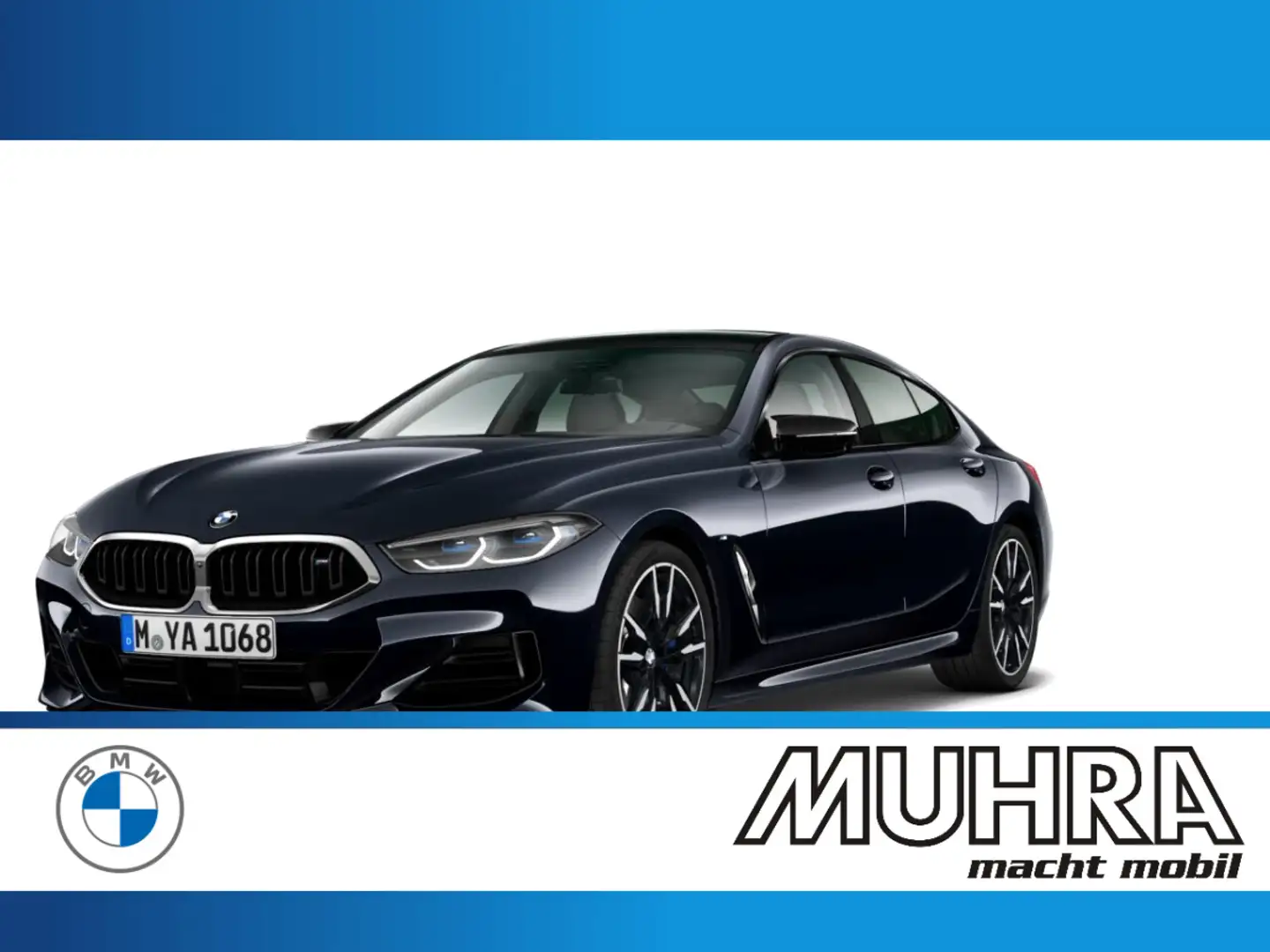 BMW M850 i xDrive Gran Coupe Pano DA Prof. Sitzlüft. Noir - 2