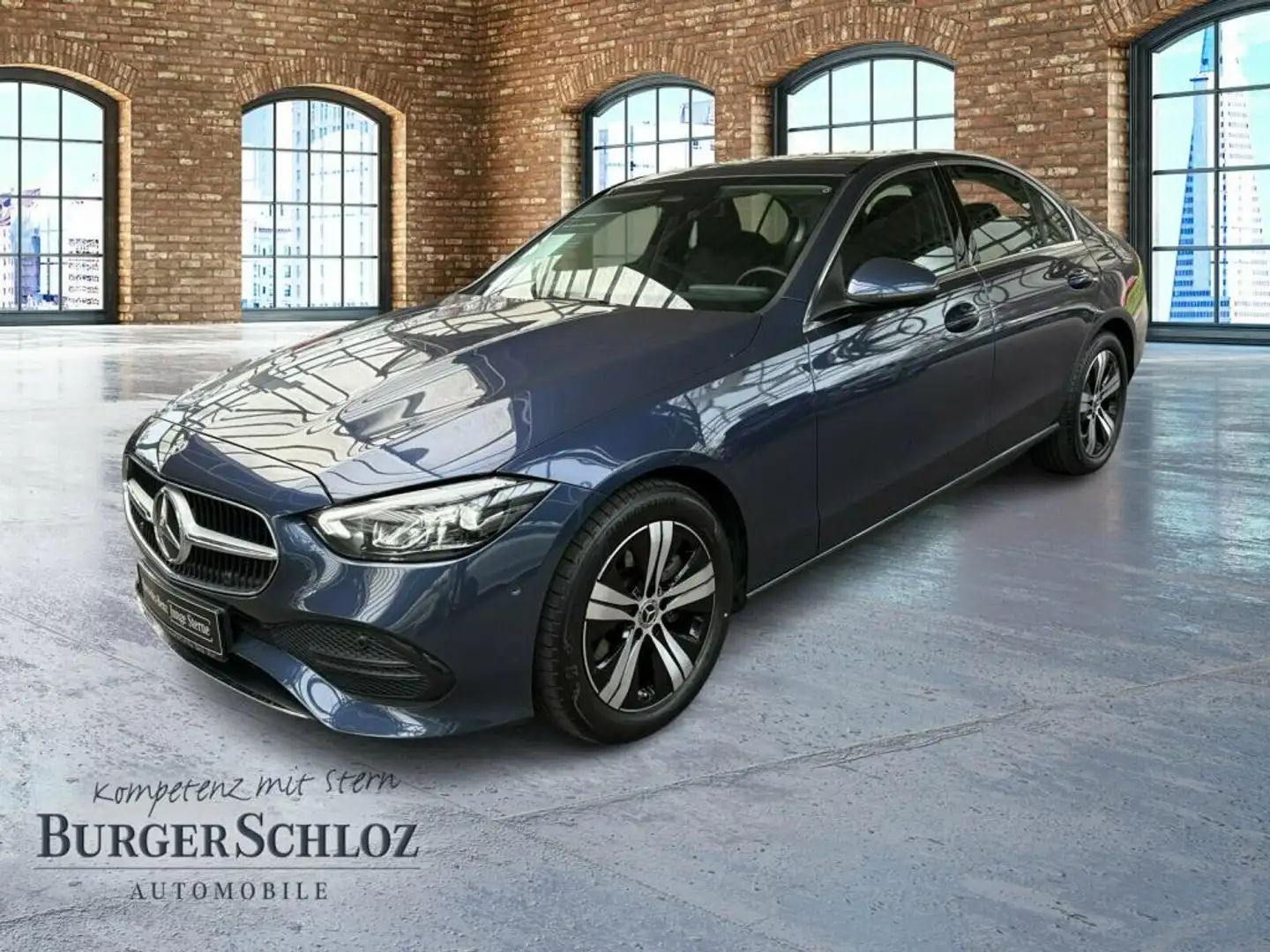 Mercedes-Benz C 200 d AHK/LED/NAVI plava - 1