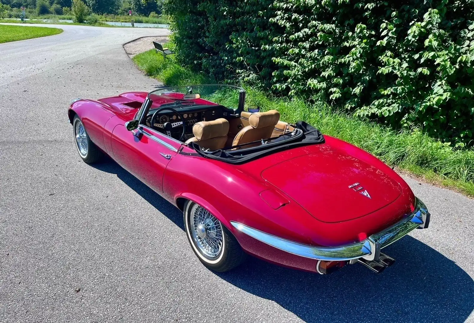 Jaguar E-Type V12 Serie 3 mit toller Historie Rojo - 2