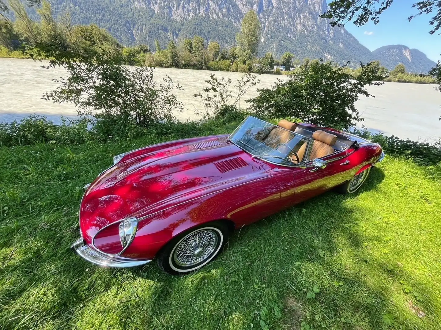 Jaguar E-Type V12 Serie 3 mit toller Historie Rojo - 1