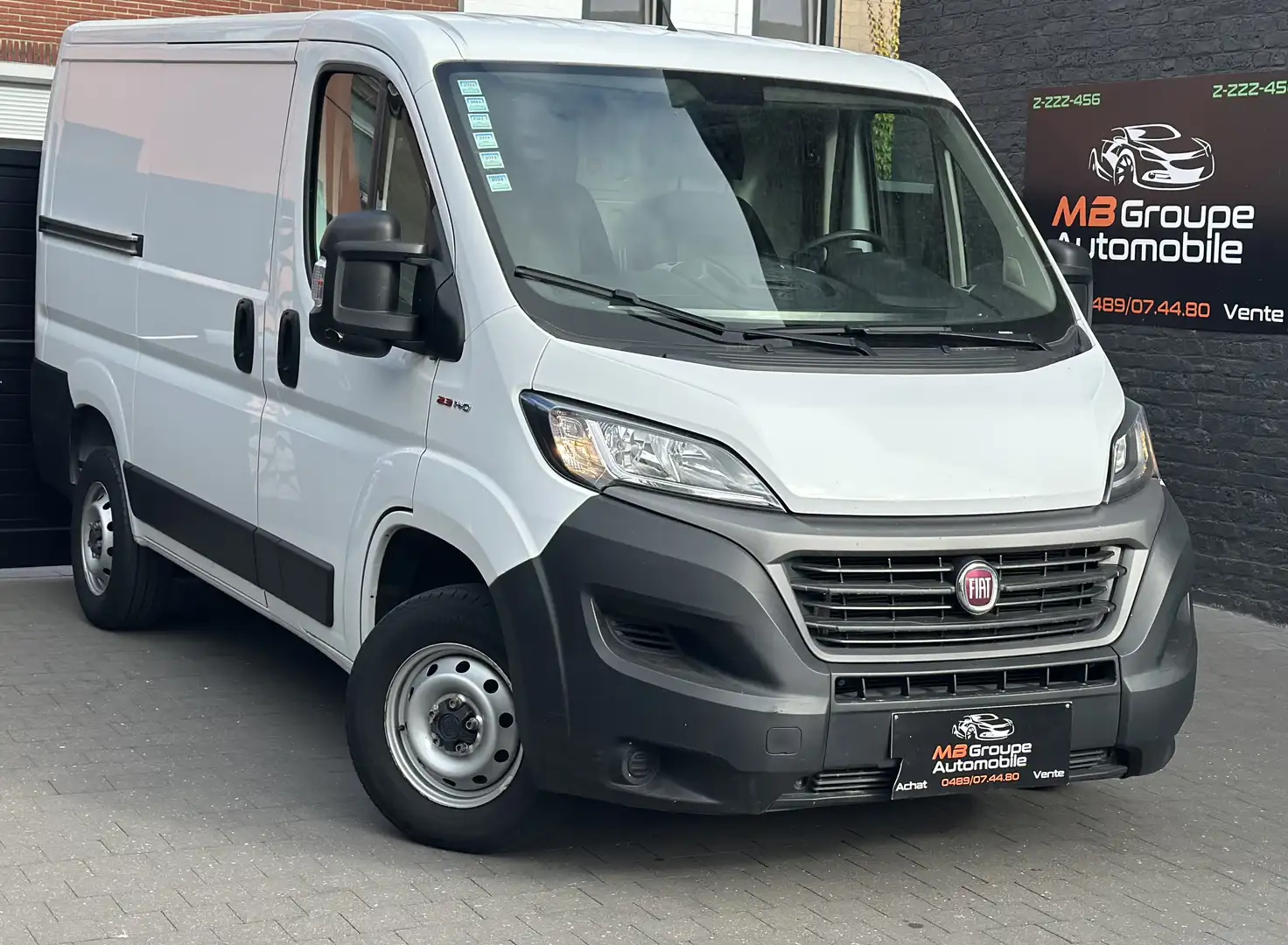 Fiat Ducato 2.3 Multijet L2H2 / Navi / Airco / FULL Blanc - 2