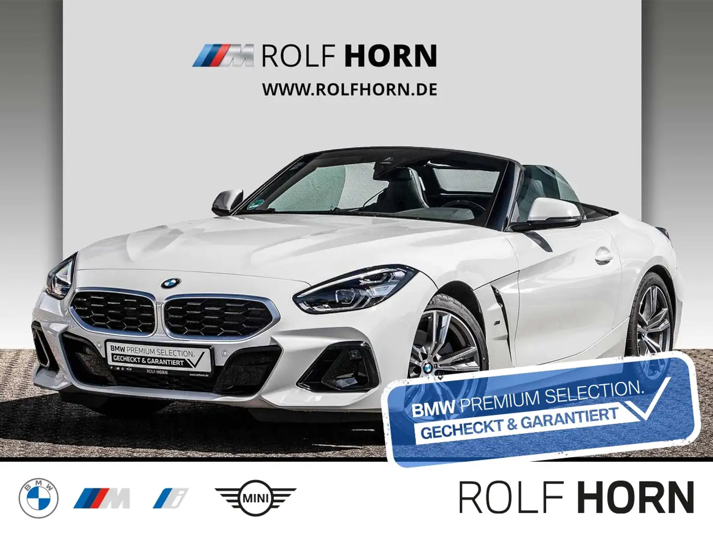 BMW Z4 sDrive20i Cabrio Navi PDC LED Sitzhzg. Klima. Weiß - 1