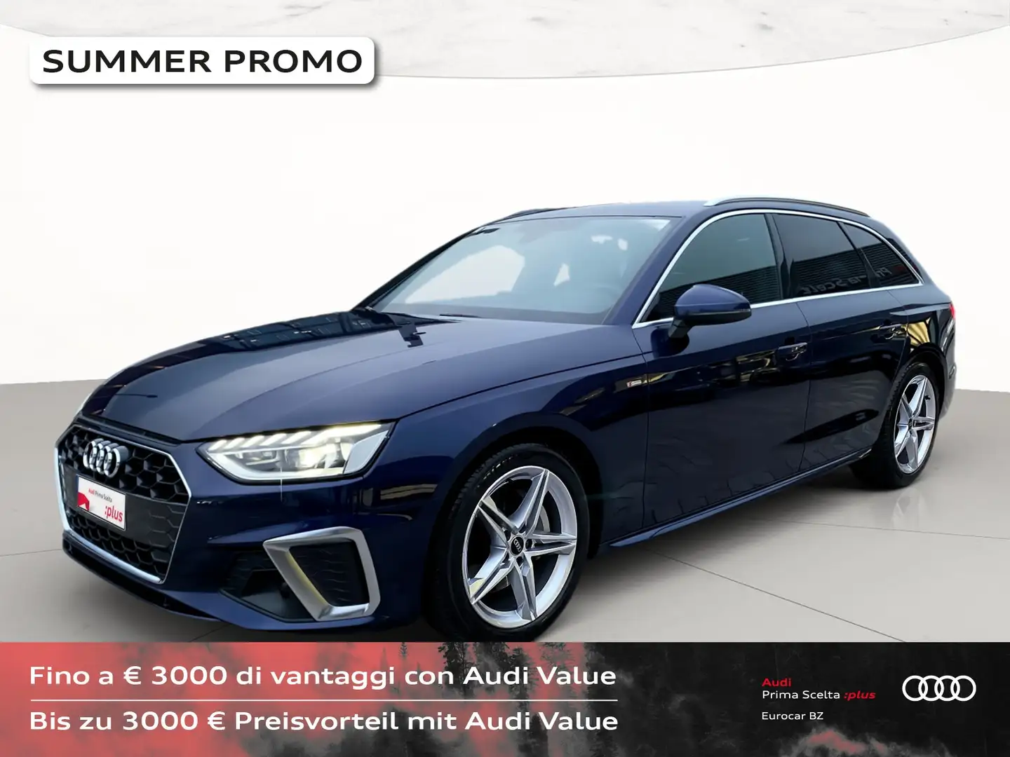 Audi A4 avant 40 2.0 tdi mhev s line edition quattro 204cv Blu/Azzurro - 1