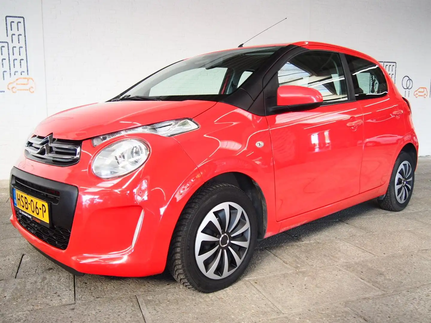 Citroen C1 1.0 e-VTi Shine (APK:Nieuw) Incl.Garantie Rouge - 2