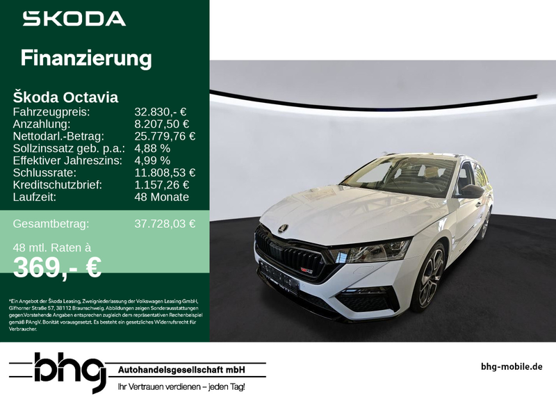 Skoda Octavia Combi RS 2.0 TSI 180 kW DSG OCT.