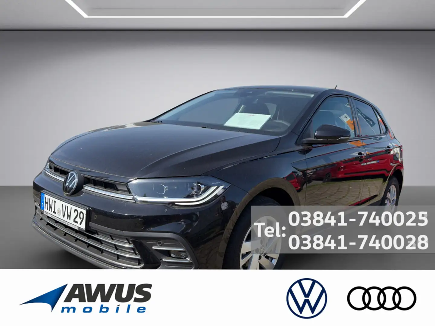 Volkswagen Polo 1.0TSI Style Schwarz - 1