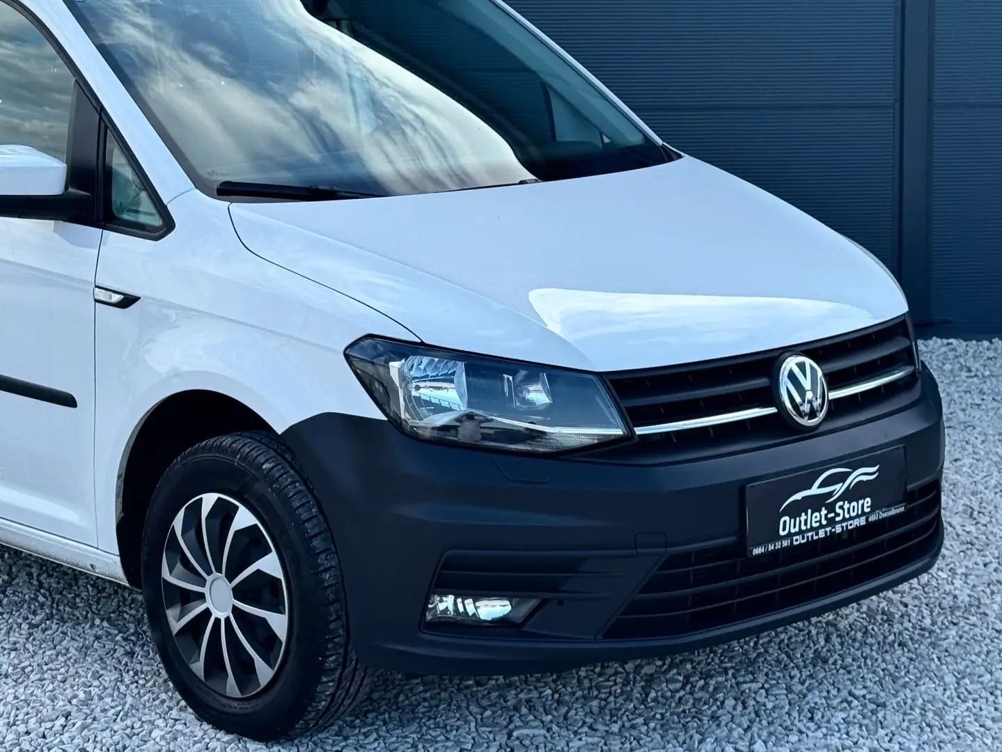 Volkswagen Caddy Trendline BMT*5Sitzer*2xSchiebetür*MwSt.*TOP* Weiß - 2