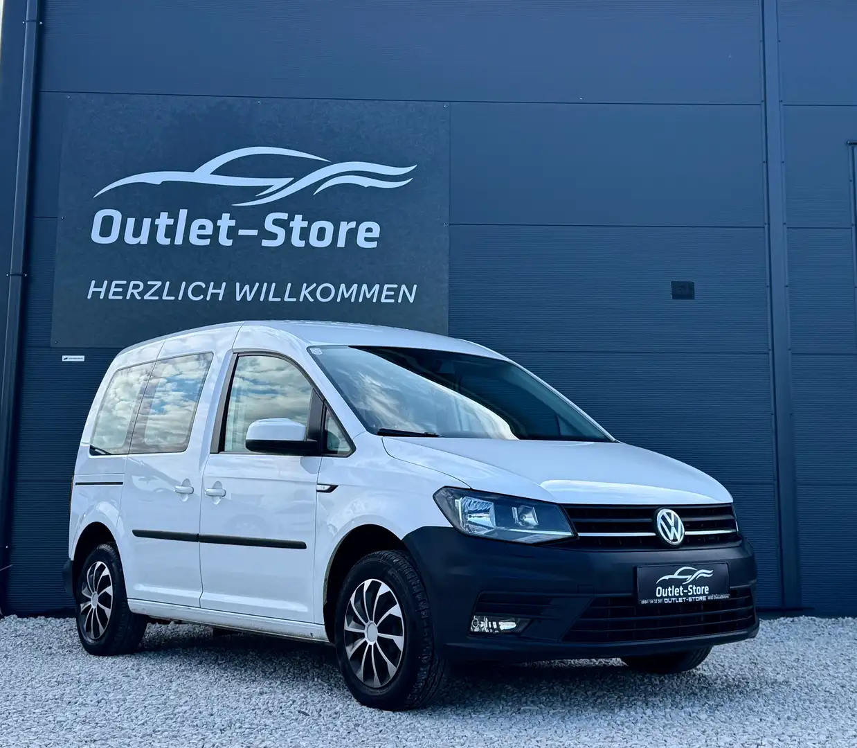 Volkswagen Caddy Trendline BMT*5Sitzer*2xSchiebetür*MwSt.*TOP* Weiß - 1