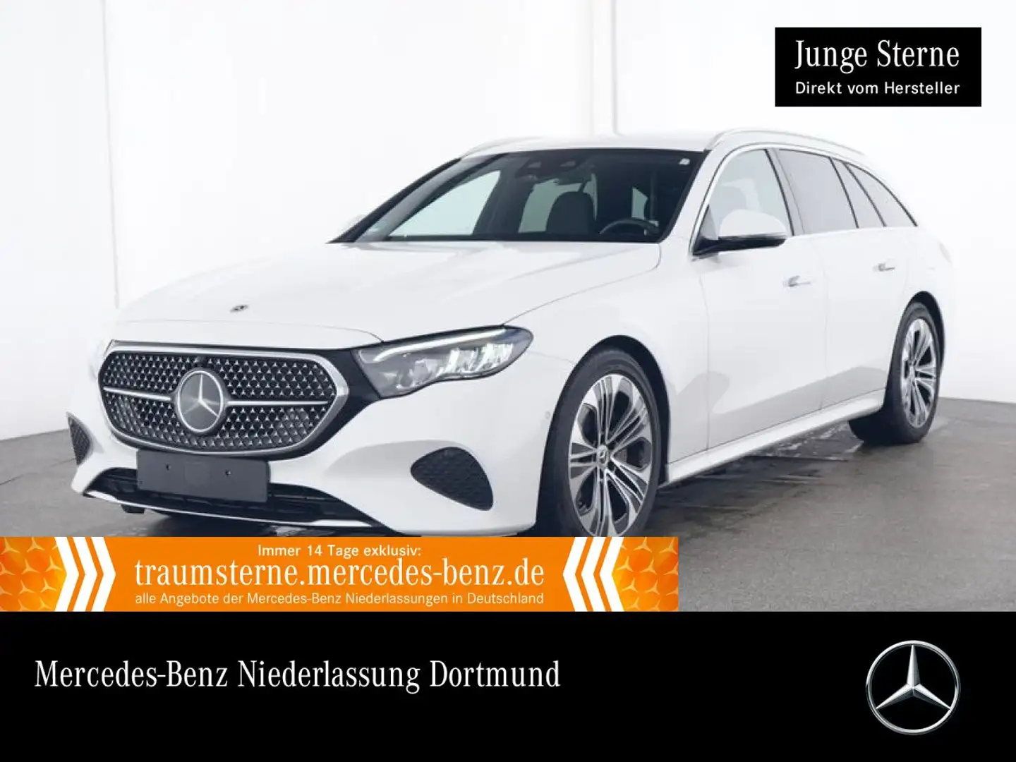 Mercedes-Benz E 300 de T 4M Hybrid Avantgarde Fahrass Burmester Blanc - 1