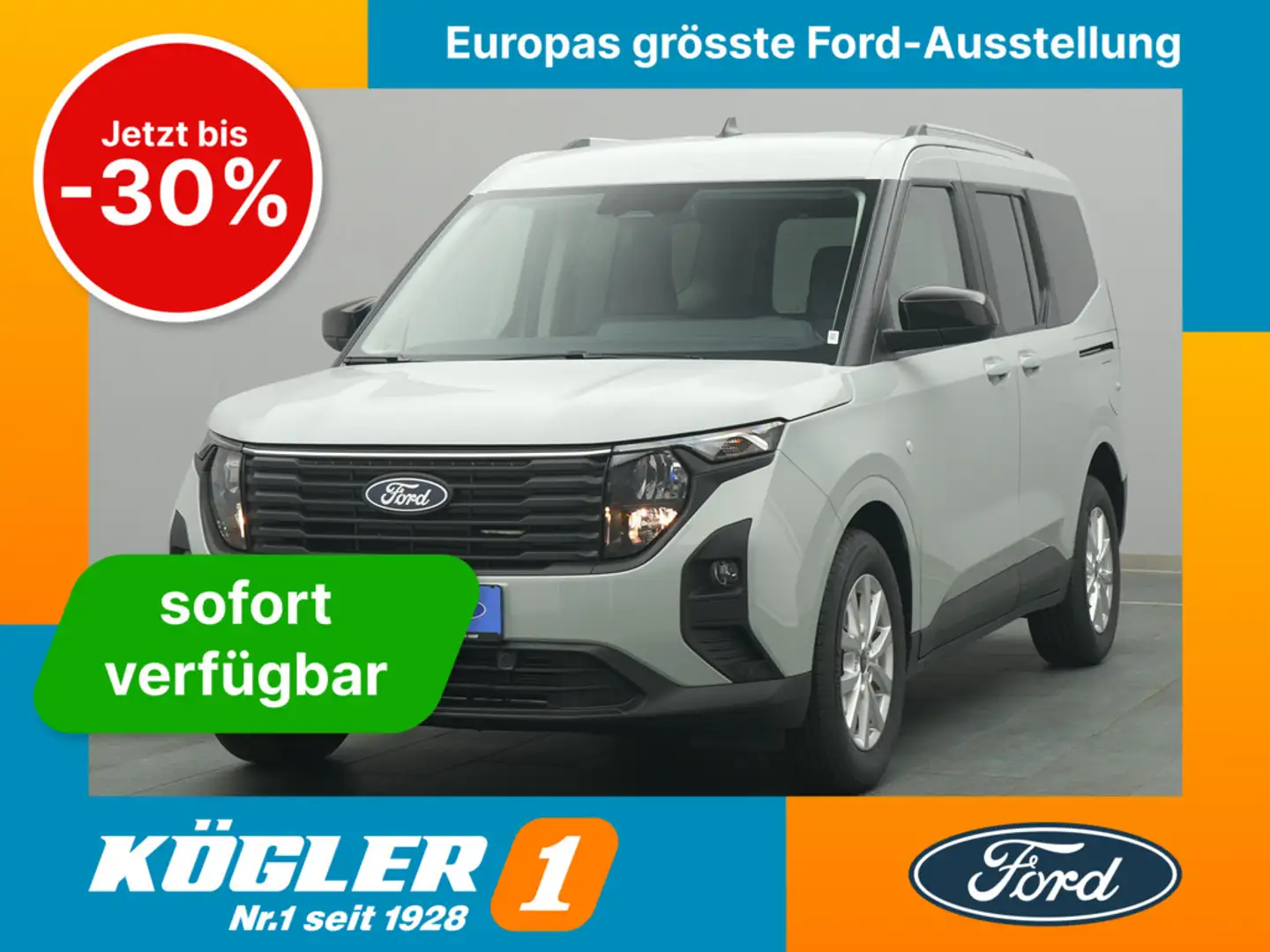 Ford Tourneo Courier Titanium 125PS/Winter-P. -9%* Grau - 1