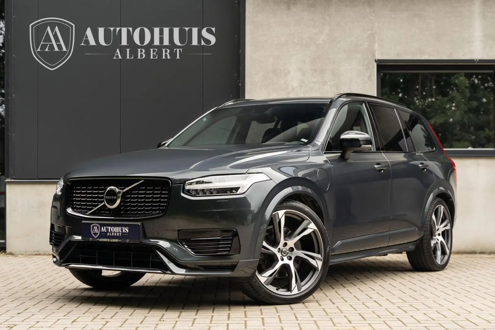 Volvo XC90 2.0 T8 Recharge R-Design 360c 455 PK Long Range Gris - 1