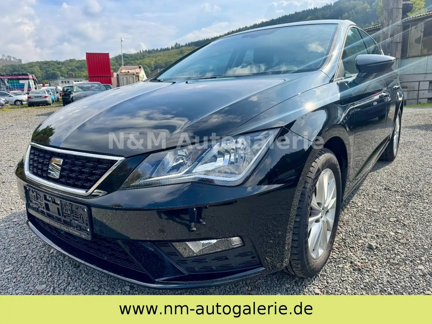 SEAT Leon Style*1.Hand*MwST*39TKM* Schwarz - 1