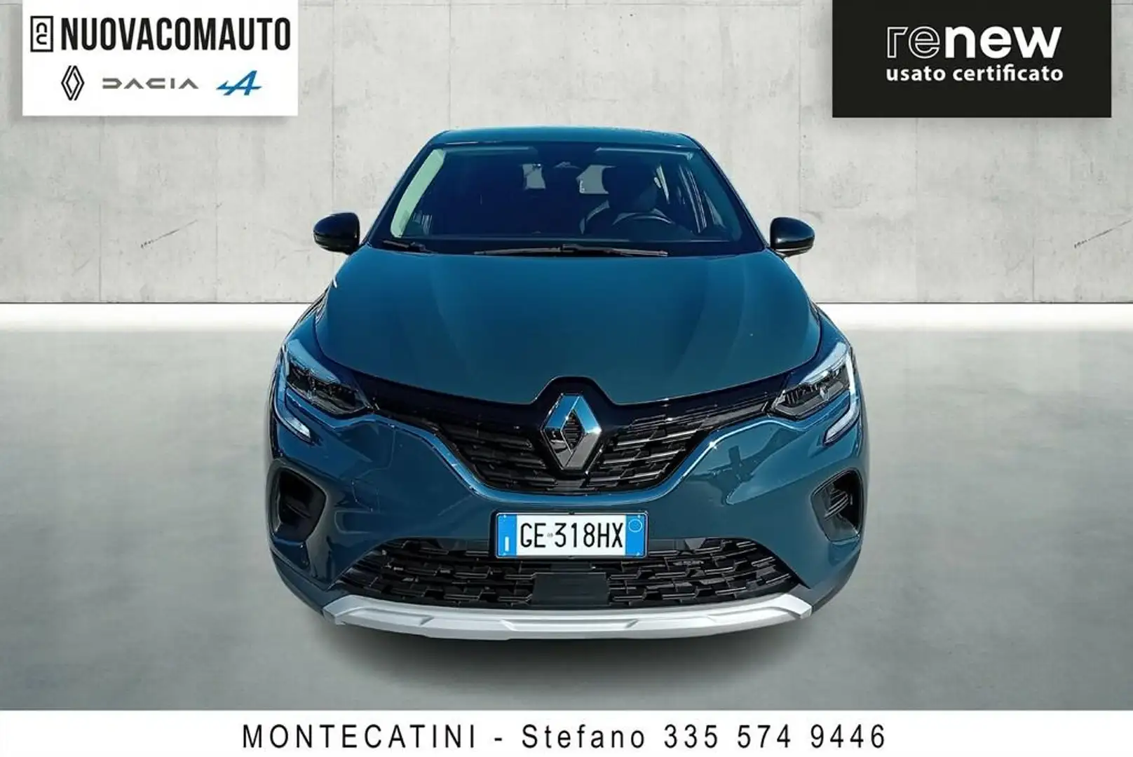 Renault Captur 1.0 tce Zen Gpl 100cv my21 Blau - 2