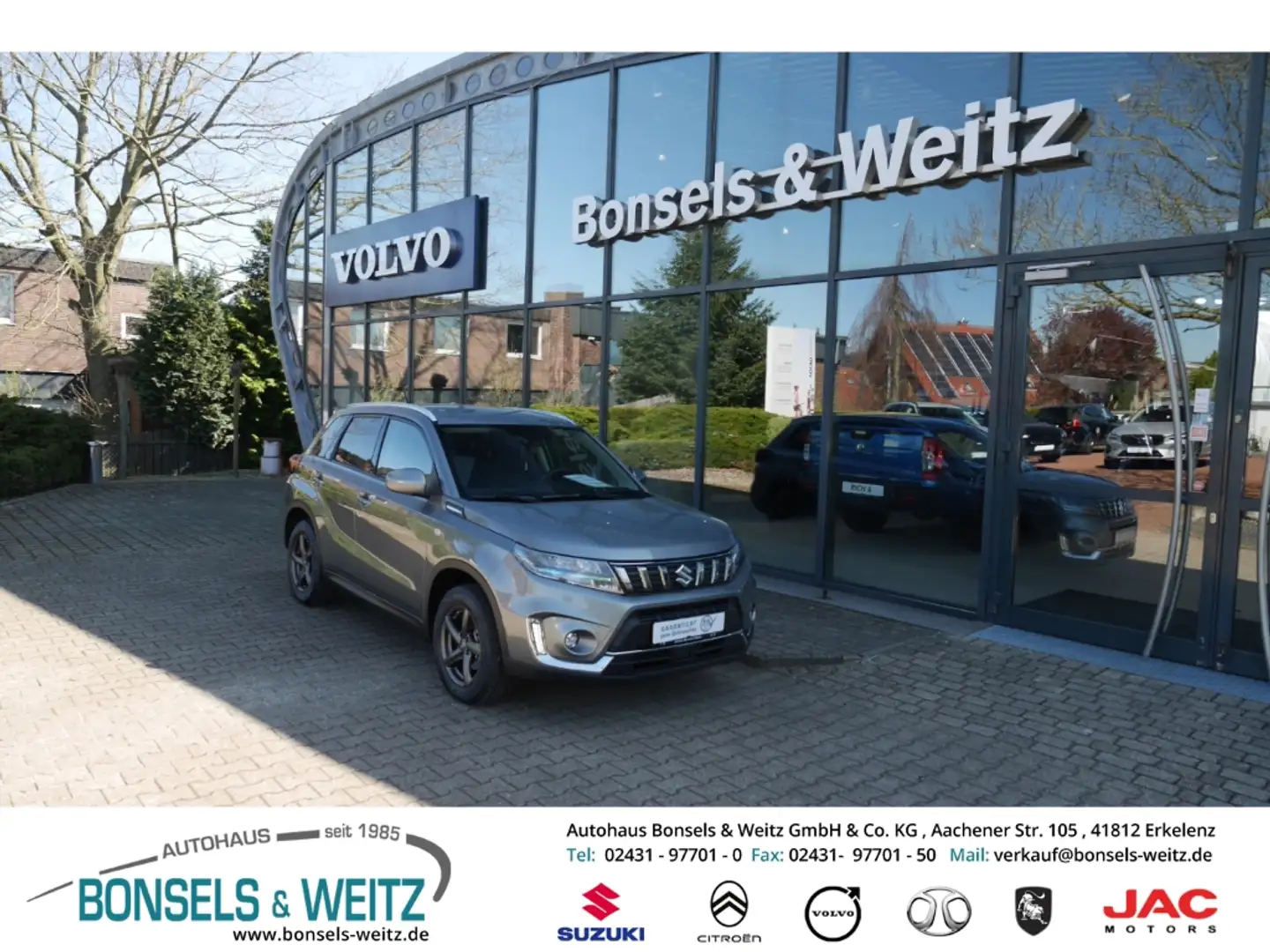 Suzuki Vitara Hybrid Comfort 4x2 EU6d 1.5 COMFORT AGS LED Klimaa Сірий - 1