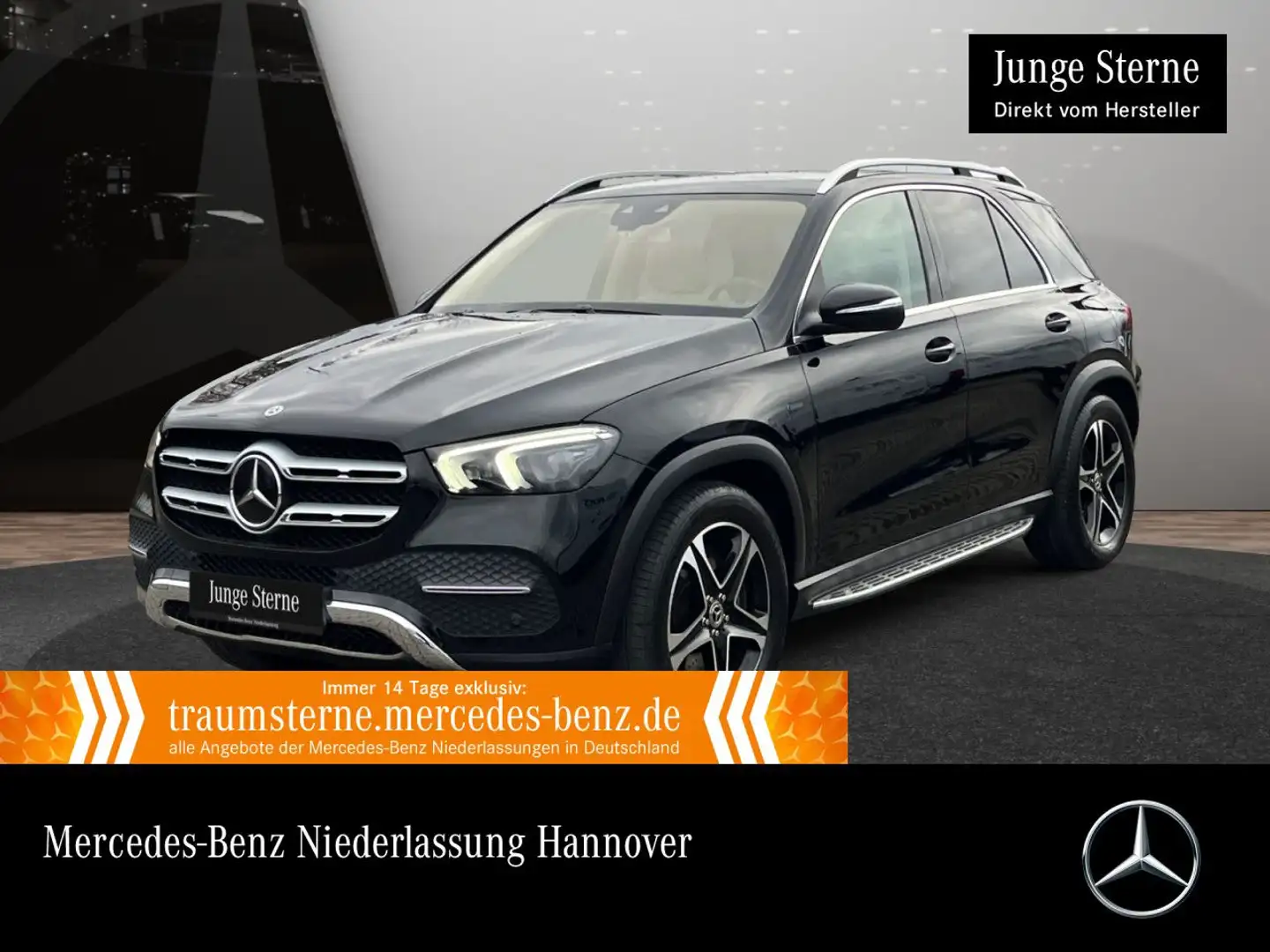 Mercedes-Benz GLE 350 de 4M EXCLUSIVE+PANO+MULTIBEAM+FAHRASS+20" Schwarz - 1