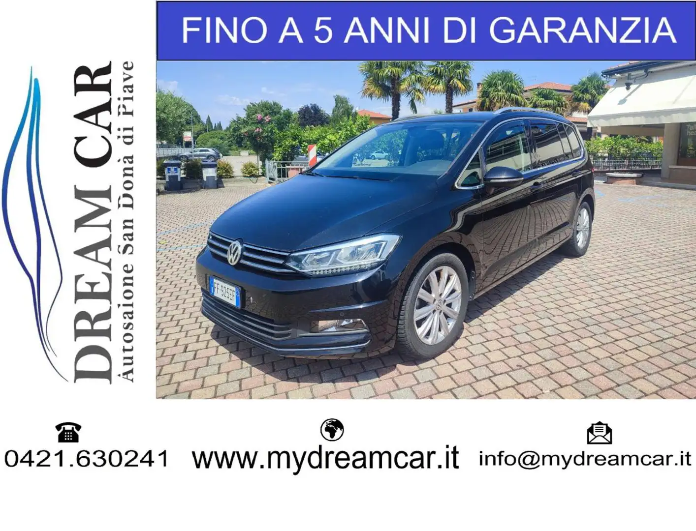 Volkswagen Touran 2.0 TDI 150 CV SCR Comfortline BlueMotion Technolo Nero - 1