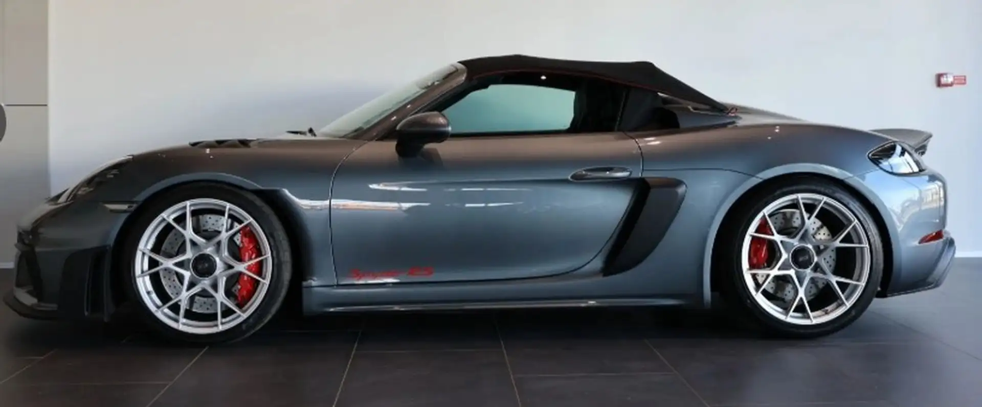 Porsche 718 Boxster Spyder RS*BOSE*CHRONO-PAKET*CARPLAY Gris - 2