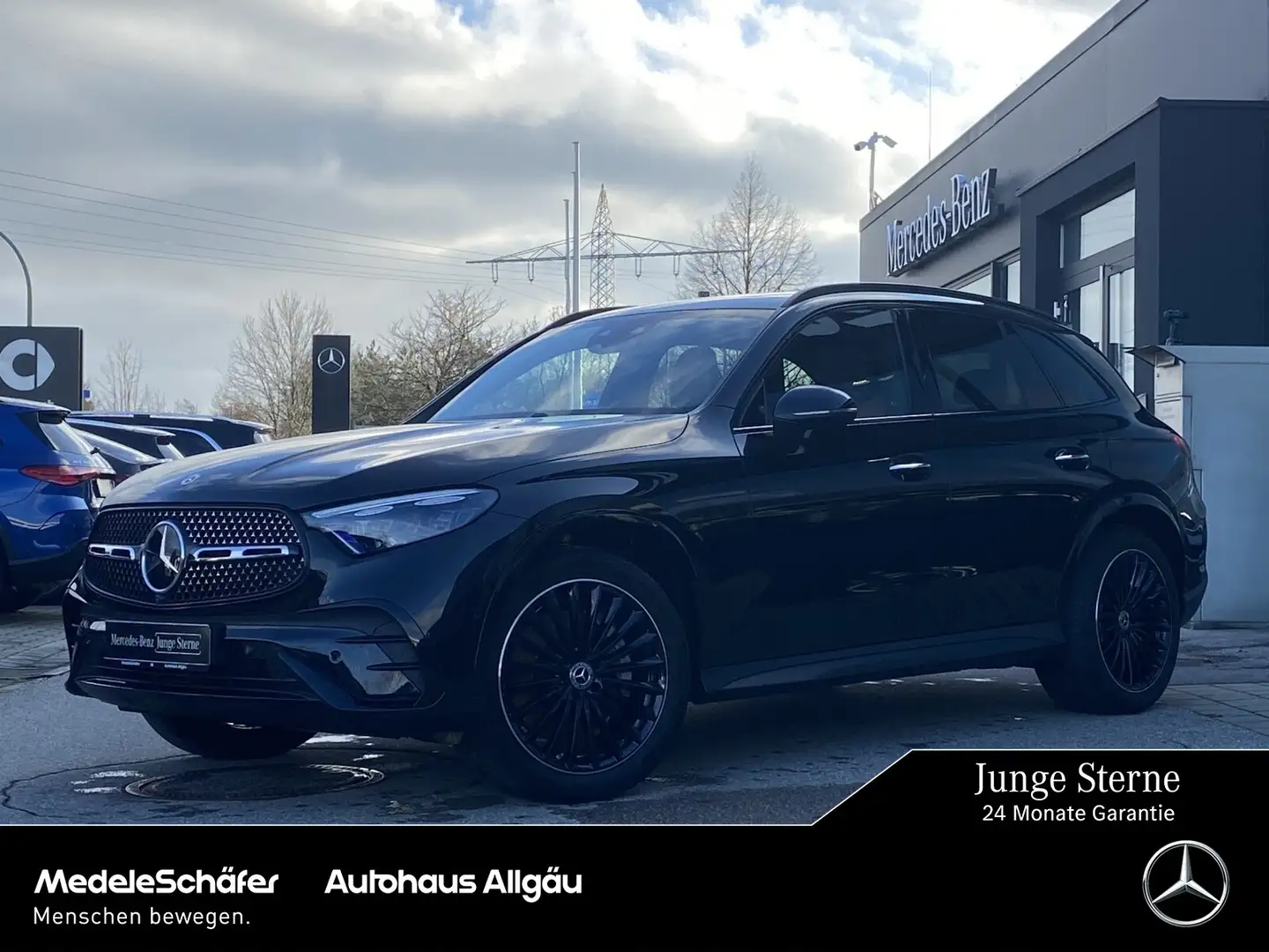Mercedes-Benz GLC 450 GLC 450 d 4MATIC AMG Night AHK Distro Head Burme Schwarz - 1