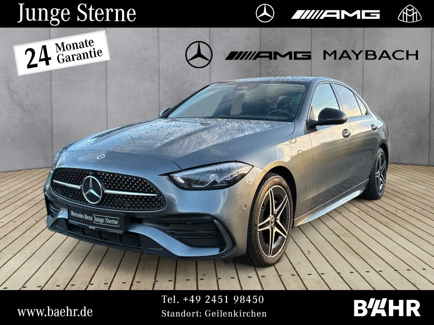 Mercedes-Benz C 300 C 300 e AMG+Night/Head-Up/Distronic/360°/LMR18" Grau - 1