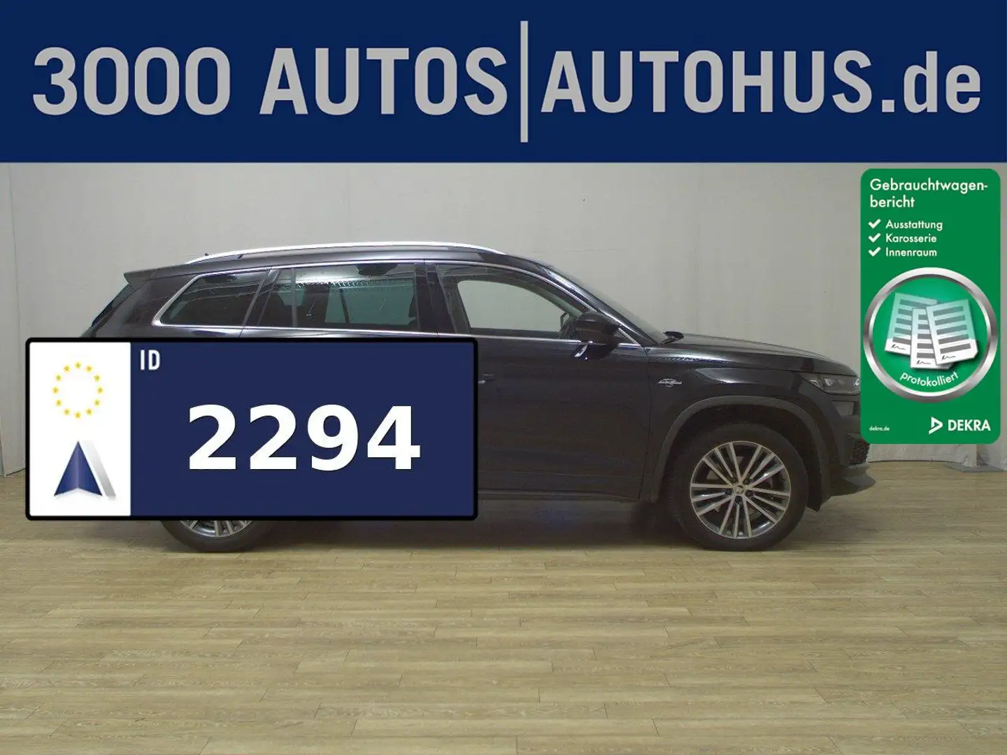 Skoda Kodiaq 2.0 TSI L&K Navi LED virtual 360° AHK ACC Noir - 1