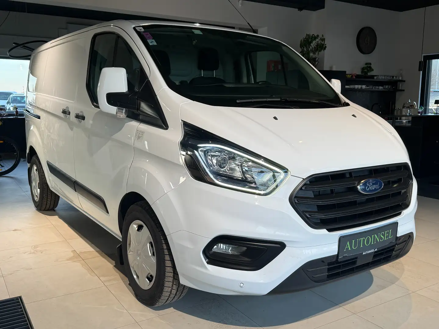 Ford Transit Custom L1H1 2 Schiebetüren+SR&WR+PDC Weiß - 2