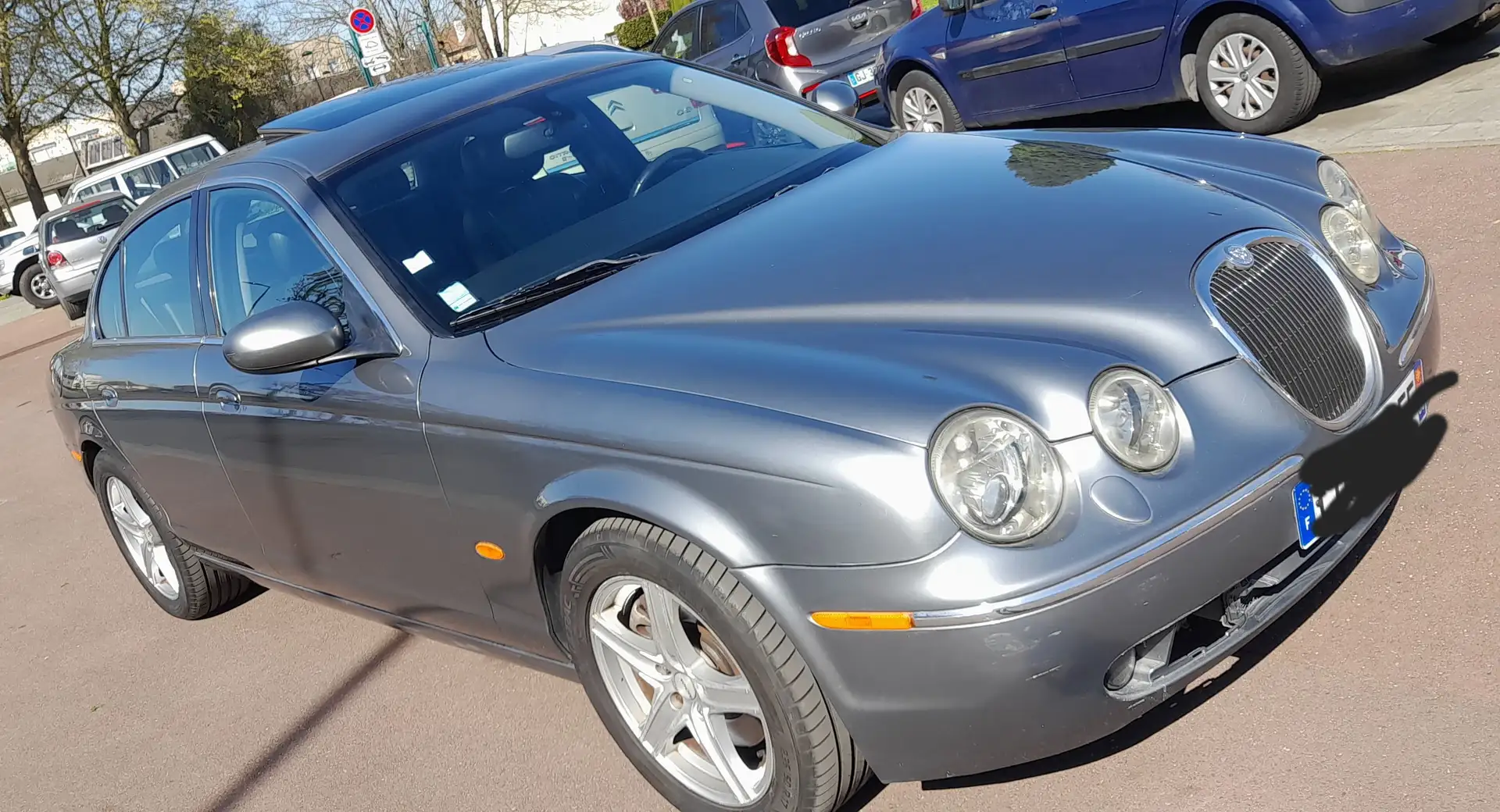 Jaguar S-Type S-Type 2.7 V6 D Bi-Turbo Sport A Gris - 1