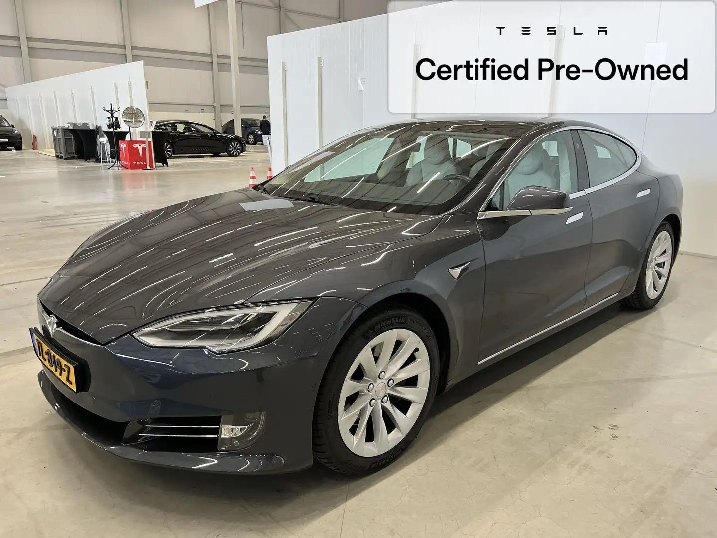 Tesla Model S 75D / Gecertificeerde Occasion / Crème Premium-int Grey - 1