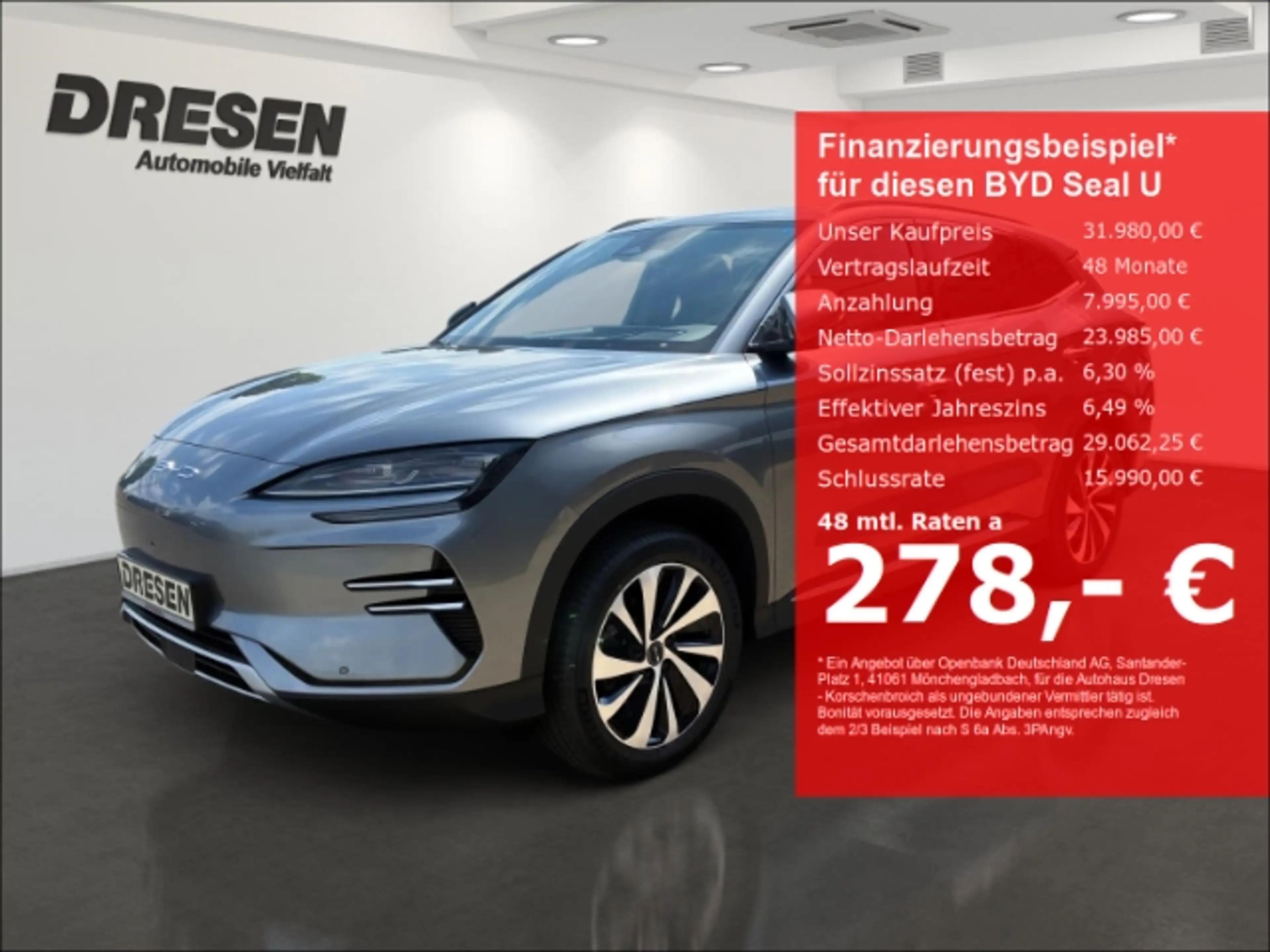 BYD Seal U DMI Comfort 160 KW 360 Grad Kamera+ Klimasitze