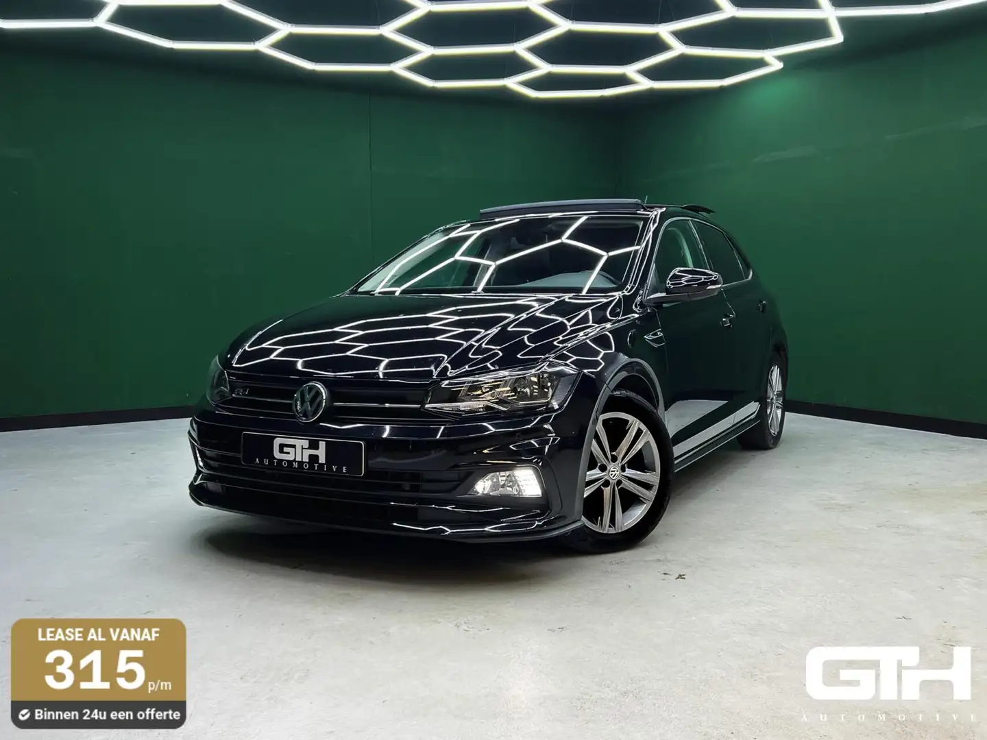 Volkswagen Polo 1.0 TSI R-Line Keyless | Pano | Virtual NAP Zwart - 1