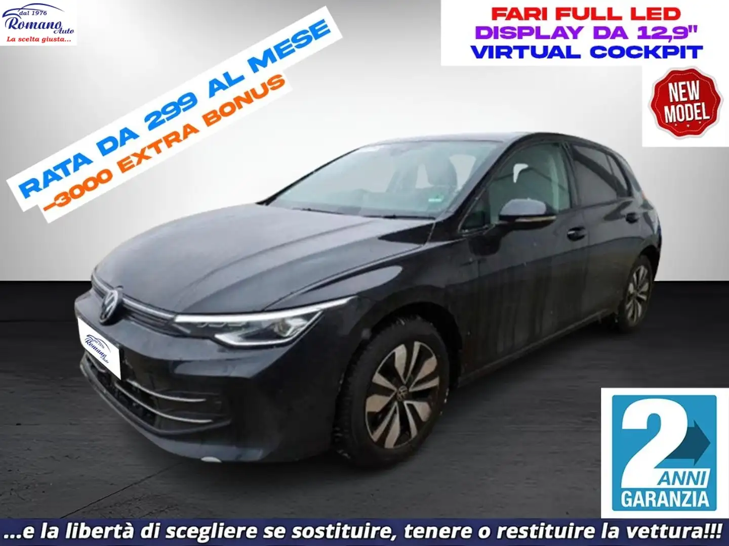 Volkswagen Golf Volkswagen  2.0 8,5 TDI 150 CV DSG Restyling C Nero - 1