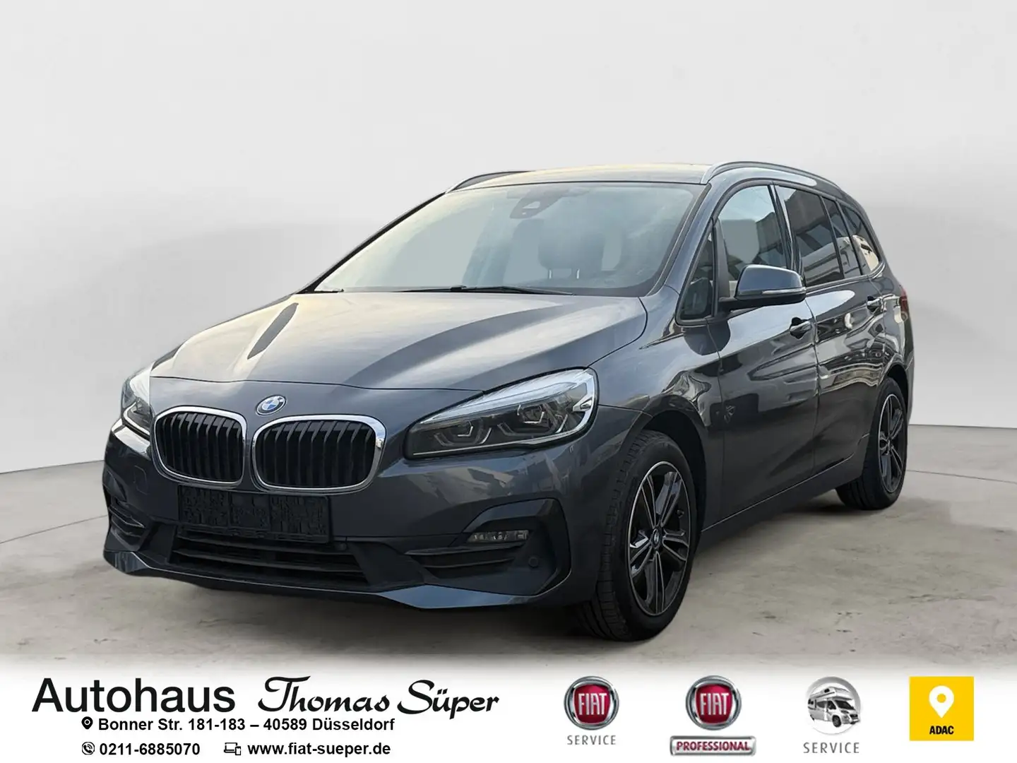 BMW 218 218 Gran Tourer Sport Line Navi LED Grijs - 1