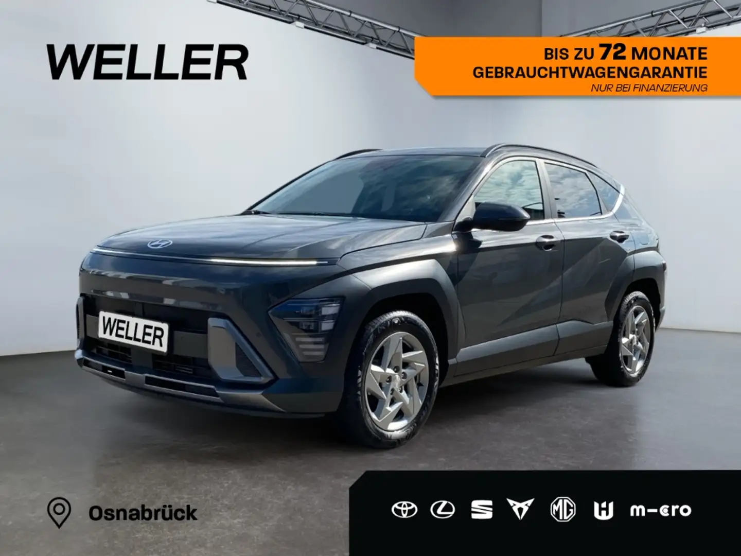Hyundai KONA 1.0 T-GDI DCT Prime *Kamera°*LED*ACC*CarPlay* Grau - 1