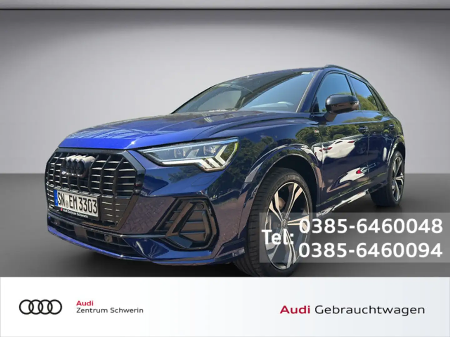 Audi Q3 S line 40 TDI quattro 142193 kWPS S tronic Blau - 1