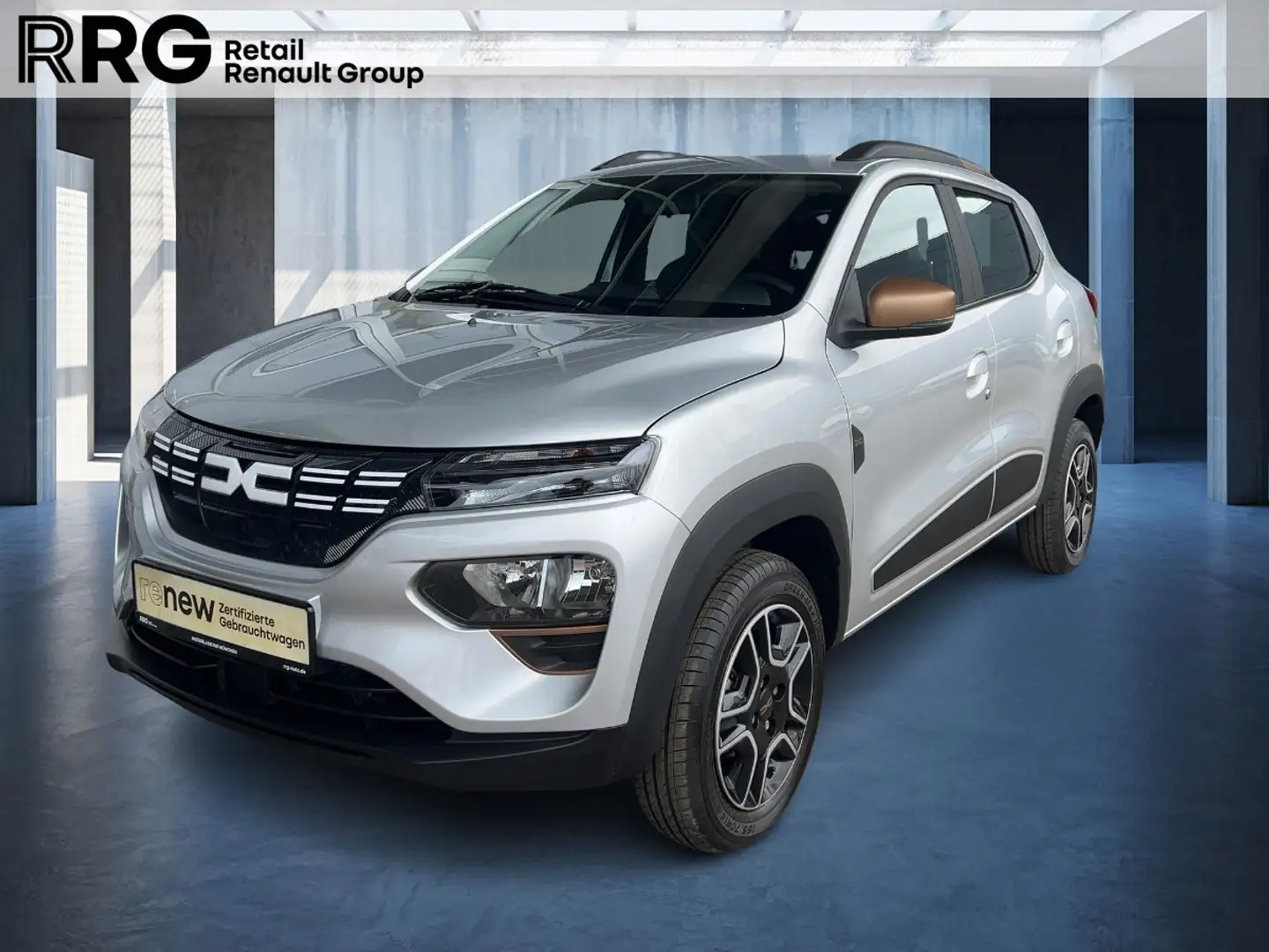 Dacia Spring Extreme ELECTRIC 65 Rückfahrkamera PDC BT Grau - 1