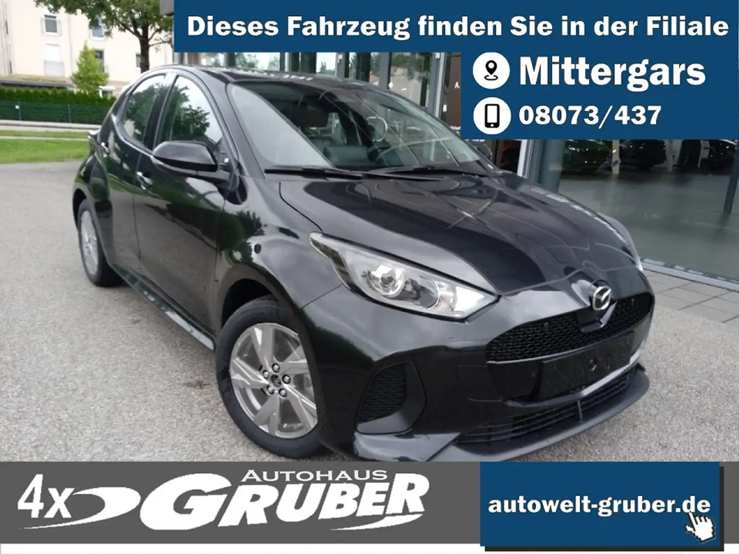 Mazda 2 Hybrid 1.5L VVT-i 116 PS e-CVT Exclusive Schwarz - 1