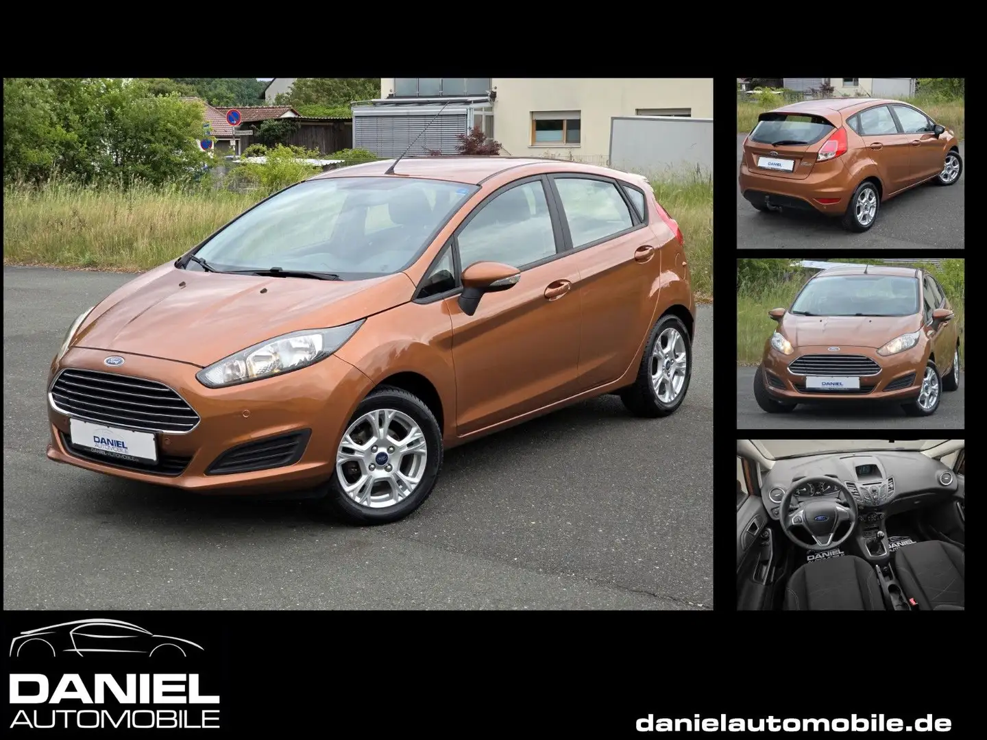 Ford Fiesta 1.0 Sync Edition KLIMA+SITZHZG+AHK+ALU Brun - 1