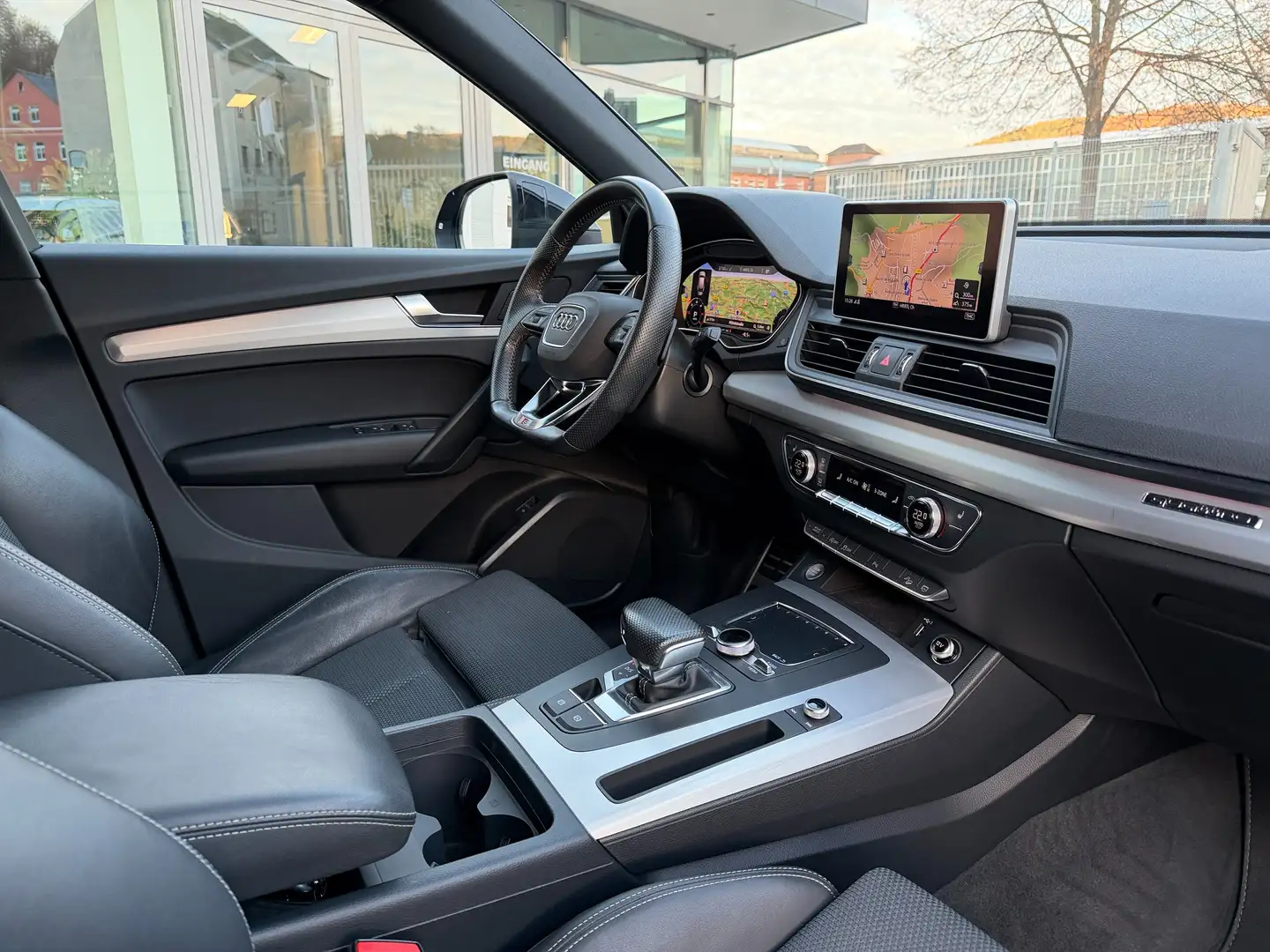 Audi Q5 Q5 40 TDI quattro S tronic Sport 2x S line ACC AHK Schwarz - 2