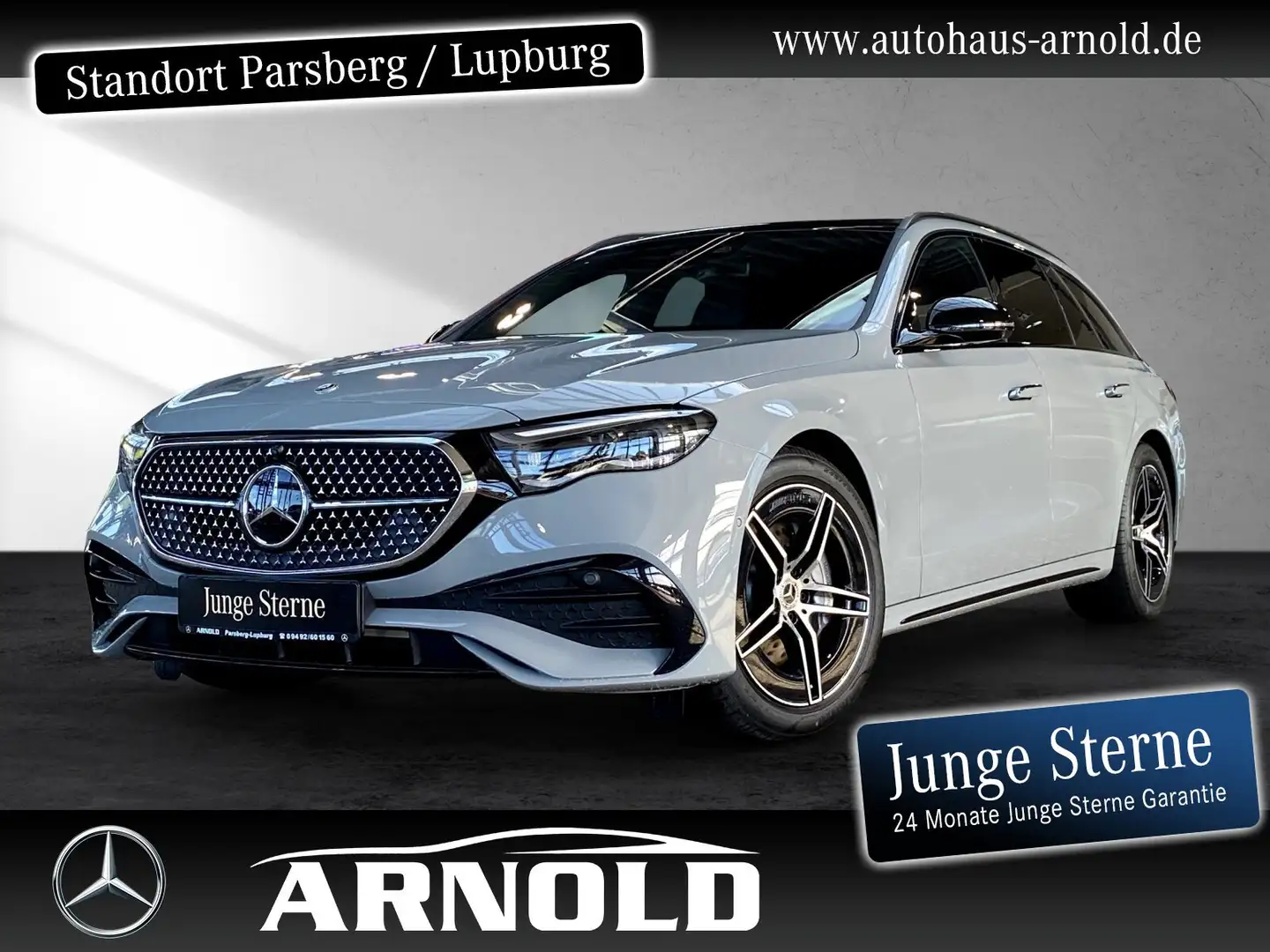 Mercedes-Benz E 300 E 300 T de 4M AMG L. Pano Distr SUPERSCR AHK HUD Grau - 1
