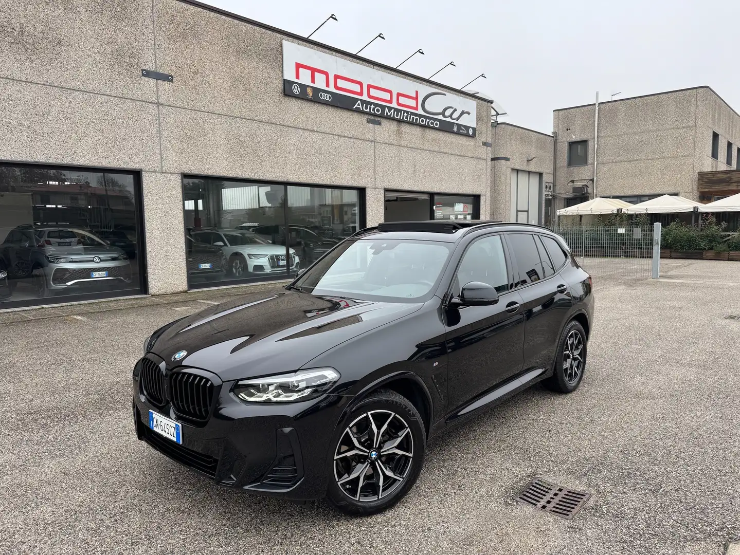 BMW X3 xdrive20d mhev 48V Msport TETTO PELLE FULL Nero - 1