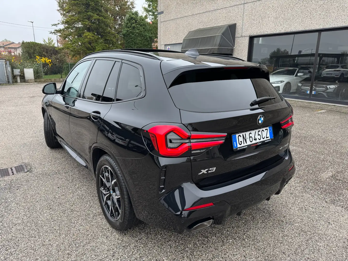 BMW X3 xdrive20d mhev 48V Msport TETTO PELLE FULL Nero - 2